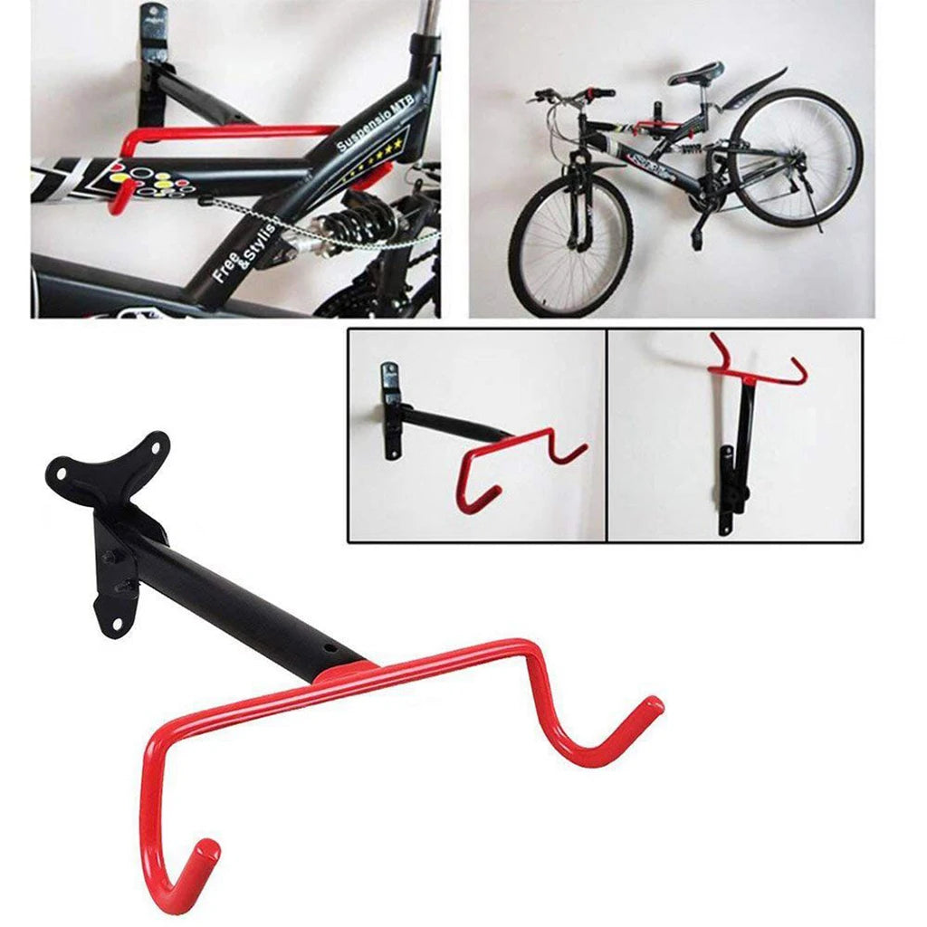 Bike Wall Mount Rack Cycle Storage Stand Shed Hanging Bracket Folding Room Indoor Bike Holder Folding Flip Up Rack Bikeproshop