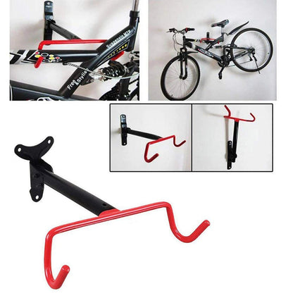 Bike Wall Mount Rack Cycle Storage Stand Shed Hanging Bracket Folding Room Indoor Bike Holder Folding Flip Up Rack Bikeproshop