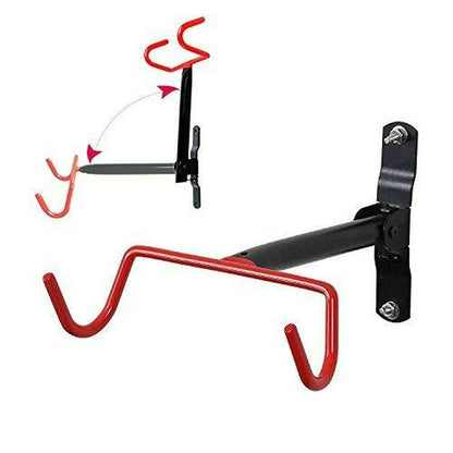 Bike Wall Mount Rack Cycle Storage Stand Shed Hanging Bracket Folding Room Indoor Bike Holder Folding Flip Up Rack Bikeproshop