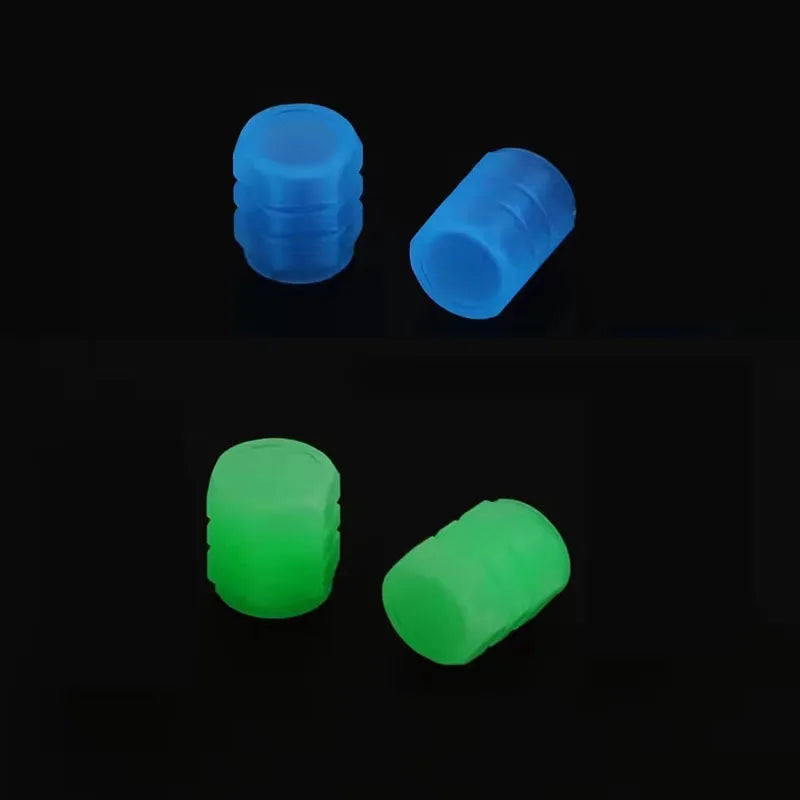 Luminous Night Glowing Motorcycle Wheel Tyre Valve Caps Decors for Tracer 9 Gt Suzuki Gsxr 600 Fz1 Tmax Fz6 Cbr650F Yamaha R1 Bikeproshop