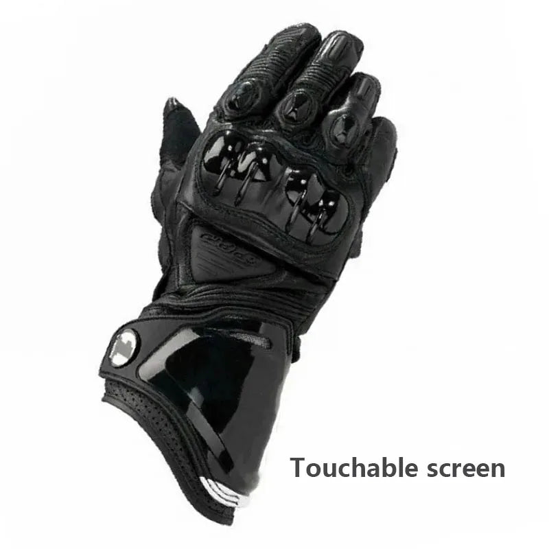 New Men's Motorcycle Riding Gloves Alpine Leather Gloves Moto M1 Racing Full Finger Racing Pro Gloves Bikeproshop