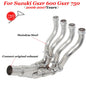 Slip-On For Suzuki Gsxr 600 750 Gsxr600 Gsxr750 2006-2021 Motorcycle Exhaust Full System Moto Muffler Escape Front Link Pipe Bikeproshop