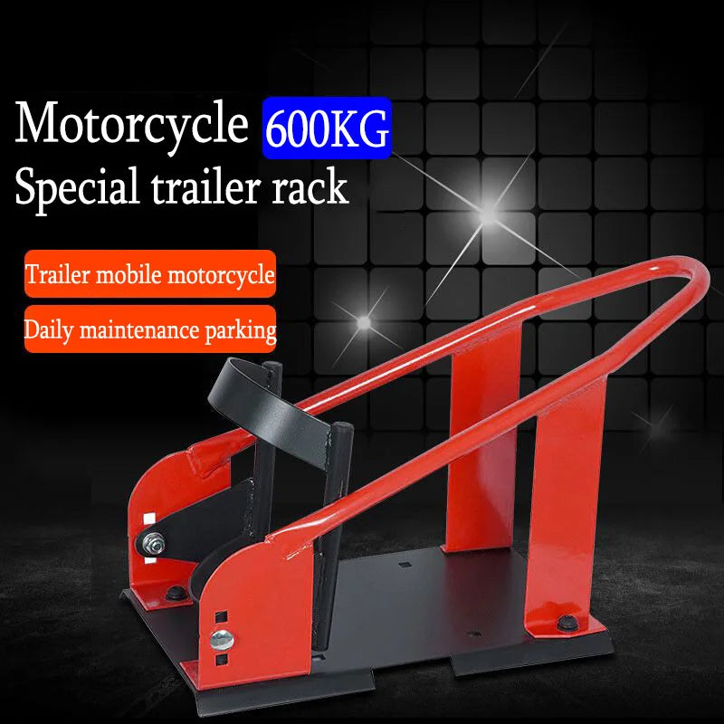 Motorcycle Wheel Chock Upright Heavy-Duty Steel Motorcycle With Adjustable Front Wheel Stand Holes For Motorcycle Bikeproshop