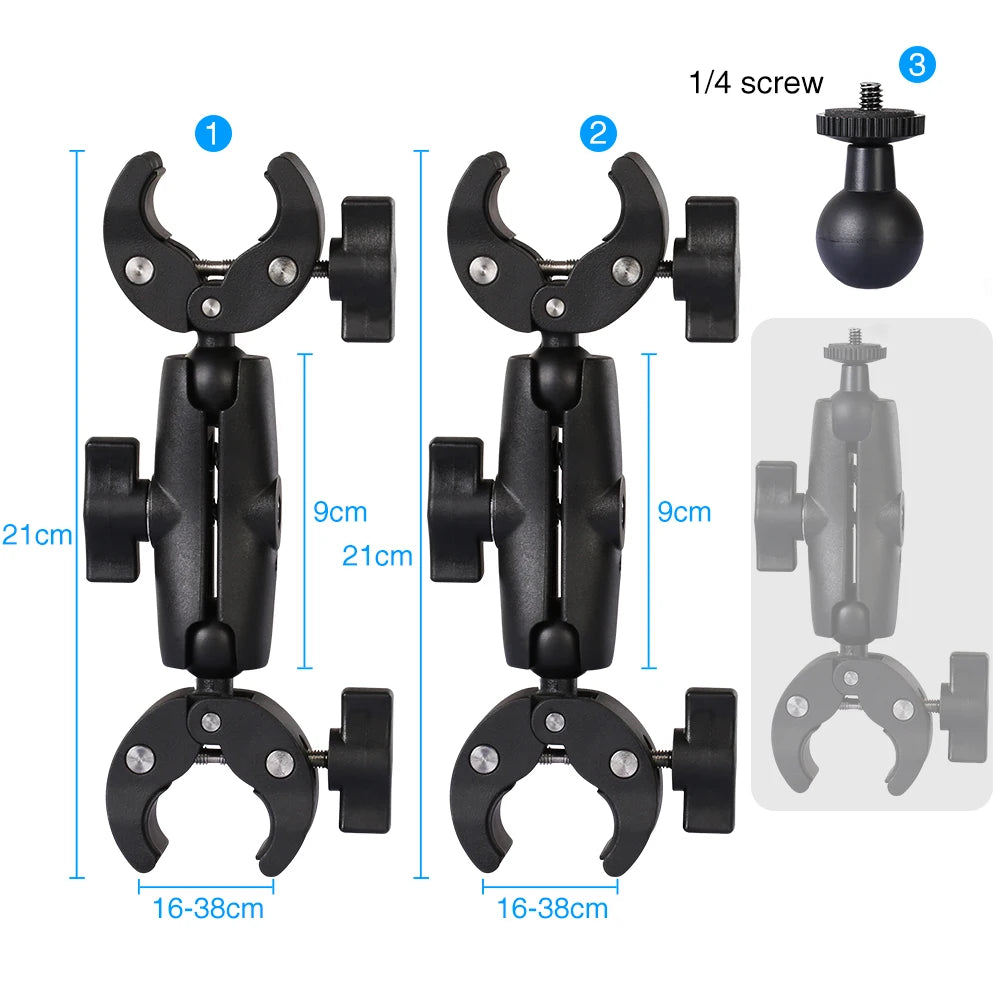 Motorcycle Bike Panoramic Selfie Stick for insta360