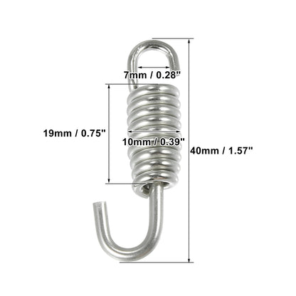 Motorcycles Universal Exhaust Pipe Spring 63mm 2.5" Stainless Steel Exhaust Pipe Spring Hook Modified Accessory Bikeproshop