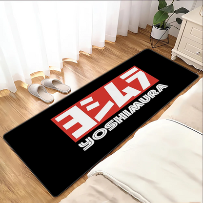 YoshiMuras Rug for Bed Room Mats Kitchen Mat Balcony Non Slip Carpet Entrance Door Doormat Bath Washable Non-slip Floor Bedrooom Bikeproshop