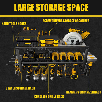 3-Layer Power Tool Organizer