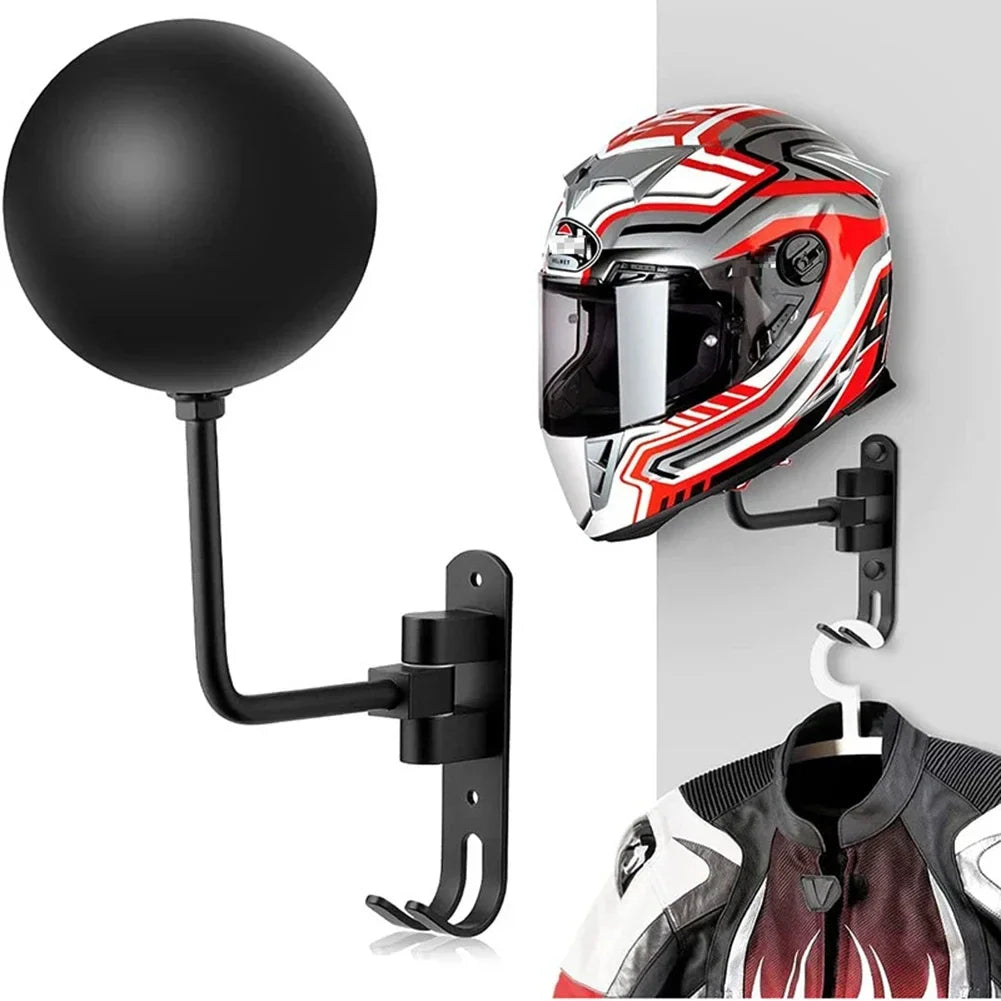 Support mural pour casque de moto 