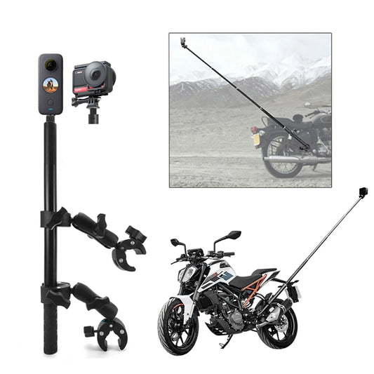 Motorcycle Bike Panoramic Selfie Stick for insta360