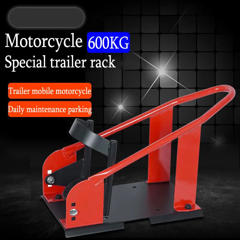 Motorcycle Wheel Chock Upright Heavy-Duty Steel Motorcycle With Adjustable Front Wheel Stand Holes For Motorcycle Bikeproshop