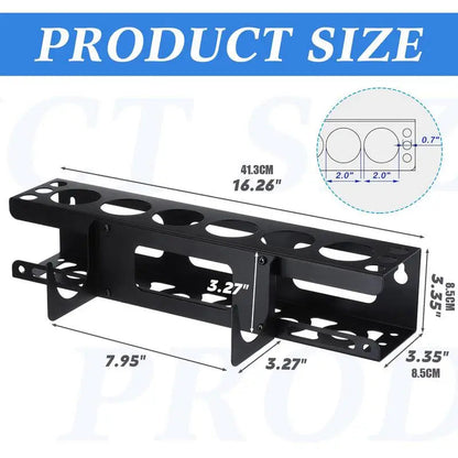 Caulk Tube Holder Metal Grease Tube Rack Wall Mounted Sealant Organizer Hand Caulking Tube Rack Caulking Tool Organizer Bikeproshop