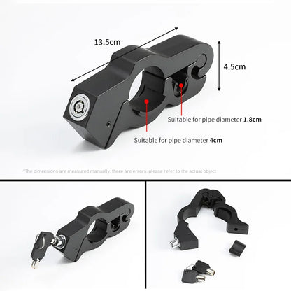 Motorcycle Handlebar Lock