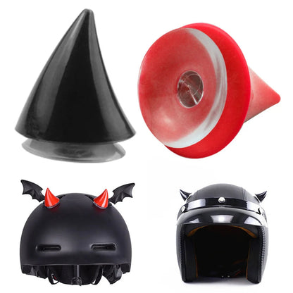 2PCS Motorcycle Helmet Cute Corner Rubber Horn Decoration Motocross Full Face Off Road Helmet Decoration Moto Car Accessories Bikeproshop