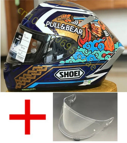 Motorcycle Full Face Helmet SHOEI X-Spirit III Marquez Catalunya X-Fourteen Sports Bike Racing Helmet Motorcycle Helmet,Capacete Bikeproshop