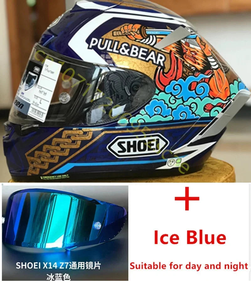 Motorcycle Full Face Helmet SHOEI X-Spirit III Marquez Catalunya X-Fourteen Sports Bike Racing Helmet Motorcycle Helmet,Capacete Bikeproshop